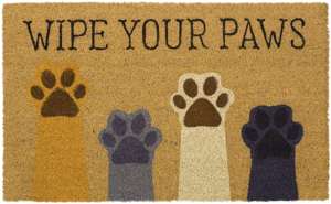 wipe your paws mat
